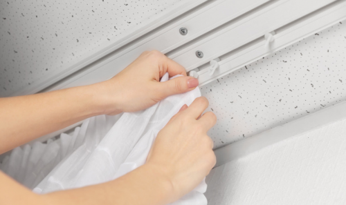 Jakie żabki do szyny sufitowej